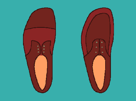  Ilusi�n �ptica para pie ancho